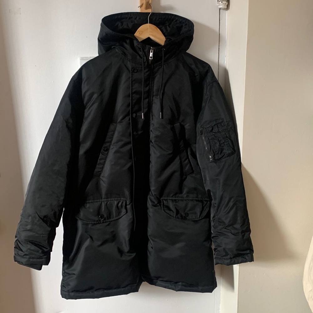 Black Theory Puffer Parka Nylon
